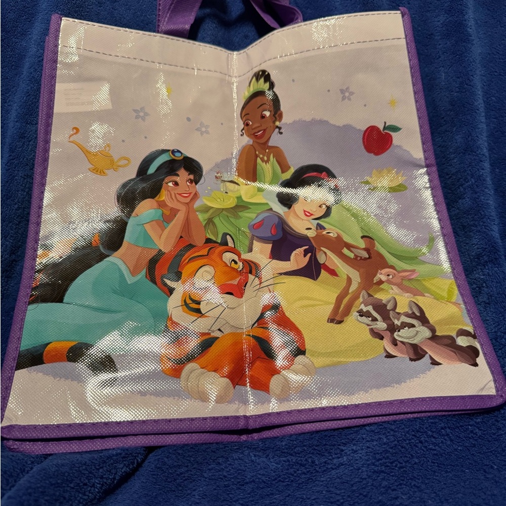 Disney Princess Tote with Purple and Blue Accents
